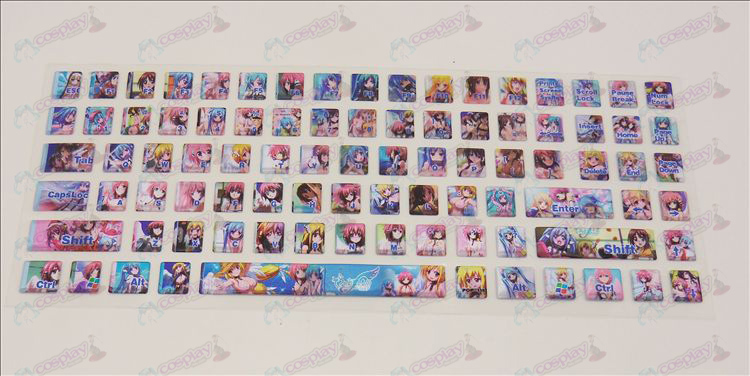 PVC toetsenbord stickers (Sora no Otoshimono)