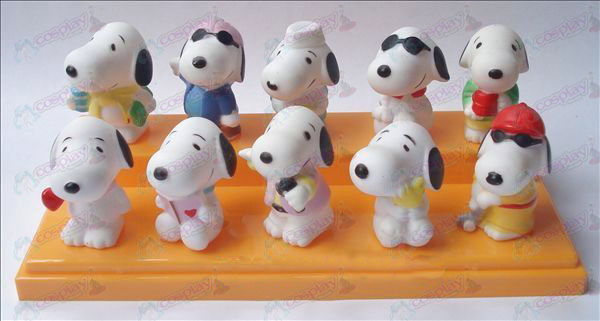 10 Snoopy pop plastic vijver