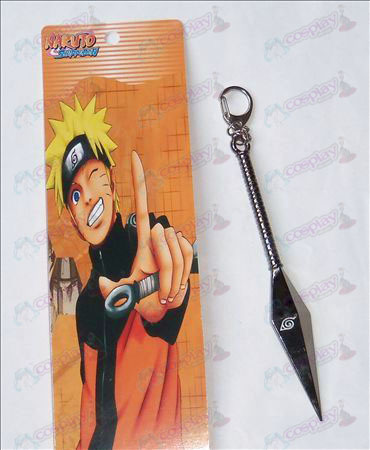 Naruto lijdt geen mes gesp (zwart 15cm)