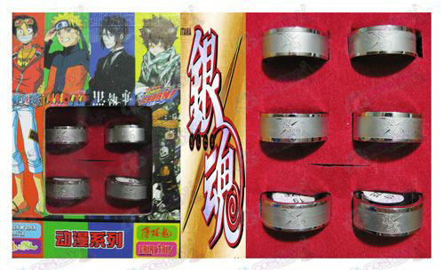 Gin Tama Accessoires Frosted Ring (6 / set)