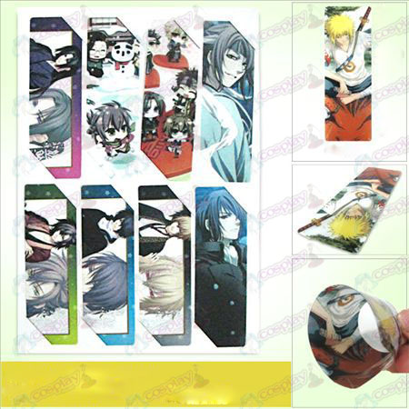 SQ002-Hakuouki Accessoires anime big bookmarks (5-versie van de prijs