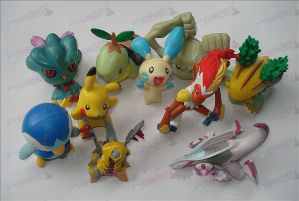 Genuine 10 Pokemon Accessoires (7-9cm) Doll