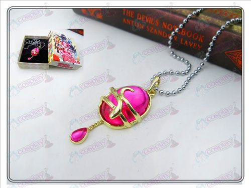 Magical Girl Accessoires druppel ketting rose rood boxsectie AA