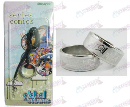 Sword Art Online Accessoires Frosted Ring Ketting - Rope