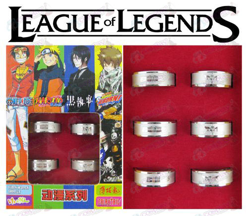 League of Legends Accessoires Frosted Ring (6 / set)