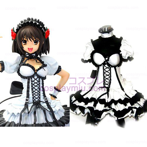 Haruhi Suzumiya Black Dress Lolita Cosplay België Kostuums