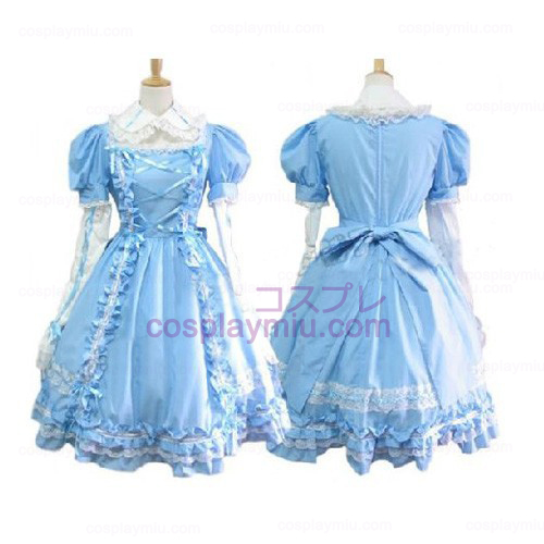 Sweet Blue Maid Dress Lolita Cosplay België Kostuums
