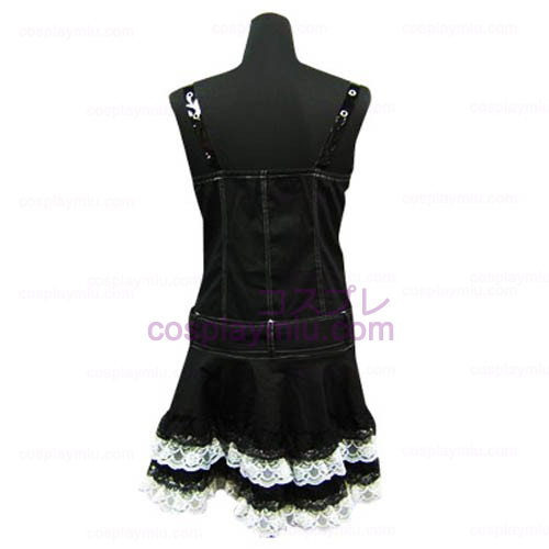 Cool Black Punk Lolita Cosplay België Dress