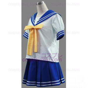 Lucky Star Sakura School Girl Summer School Uniform Cosplay België Kostuum