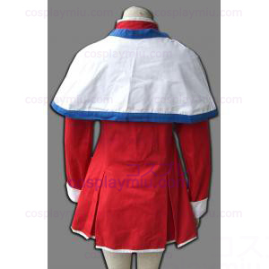 Kanon Girl Blue Edge Sjaal Uniform Cosplay België Kostuum