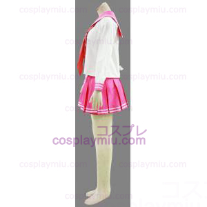 Lucky Star Sakura School Girl Winter School Uniform Cosplay België Kostuum