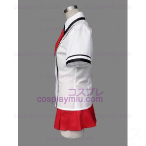 Baka to Test om Shoukanjuu Girl Summer Uniform Cosplay België Kostuum