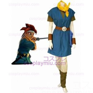 Chrono Trigger Chrono Uniform Doek Cosplay België Kostuum