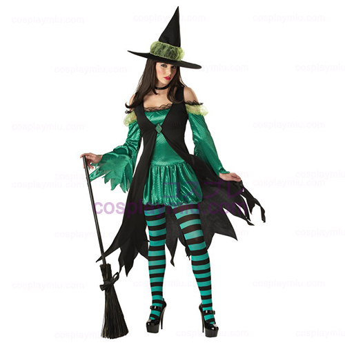 Emerald Witch Volwassen Kostuum
