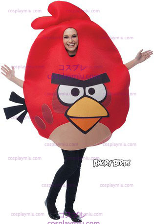 Angry Birds Rood, Adult One Size