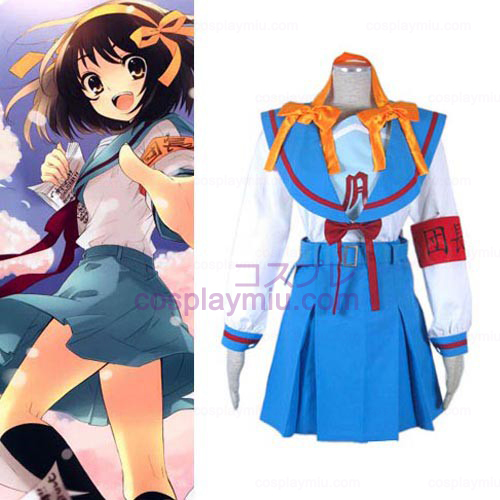 Haruhi Suzumiya Girl's Uniform Asahina Mikuru Cosplay België Kostuum