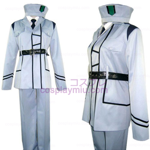 Hetalia Axis Powers Silver Uniform Cosplay België Kostuum