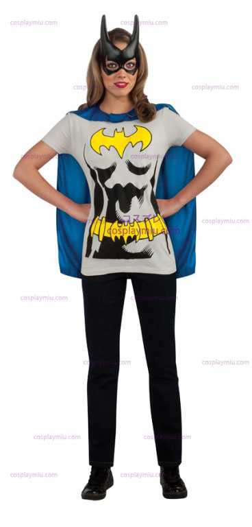 Bat Girl Sexy Volwassen Overhemd Kostuum