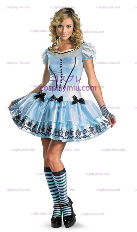 Sassy Blue Dress Alice Kostuum