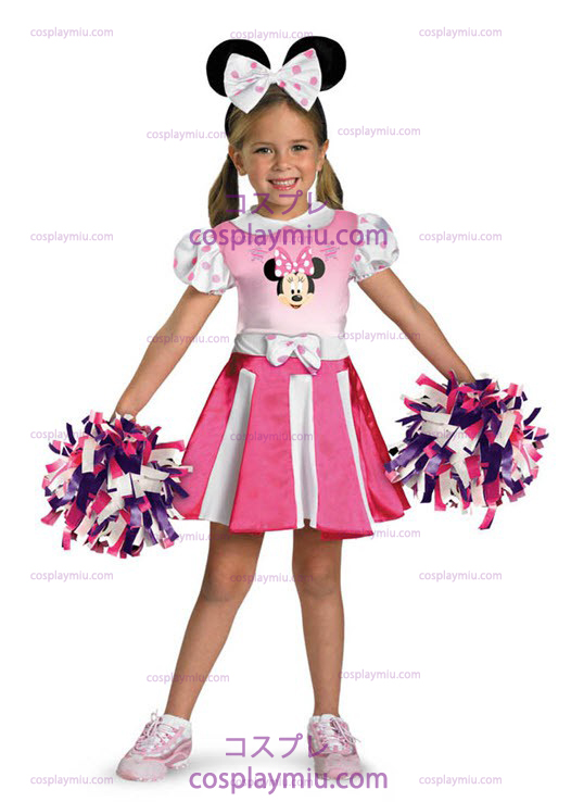 Minnie Mouse Cheerleader Peuter en Kind Kostuum