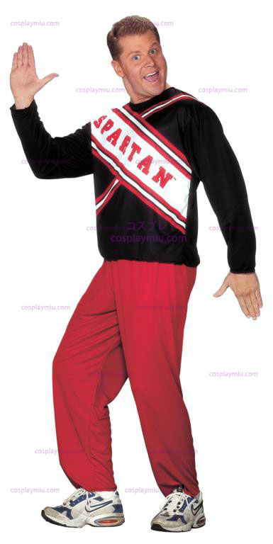 SNL Cheerleader Man Spartan Adult Costume