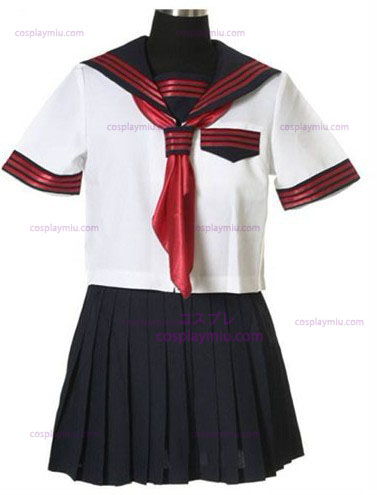 Korte Mouwen Sailor School Uniform Cosplay België Kostuum
