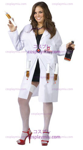 Sexy Dr Shots Plus Size Kostuum