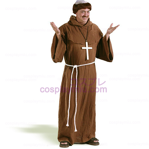Middeleeuwse Monk Volwassen Kostuum
