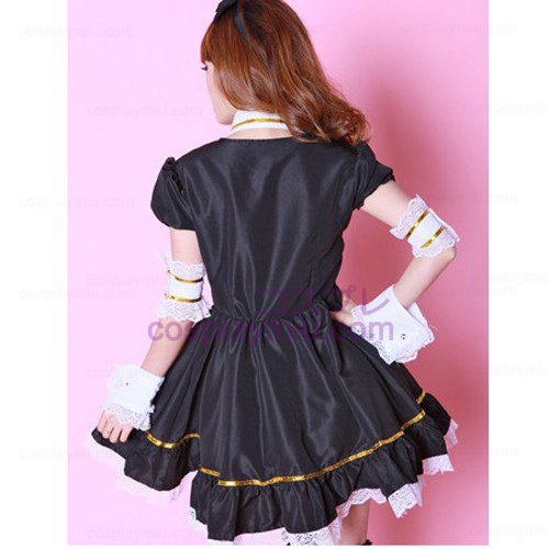 Black SD Doll Anime Cosplay België Maid Outfit / Maid Kostuum