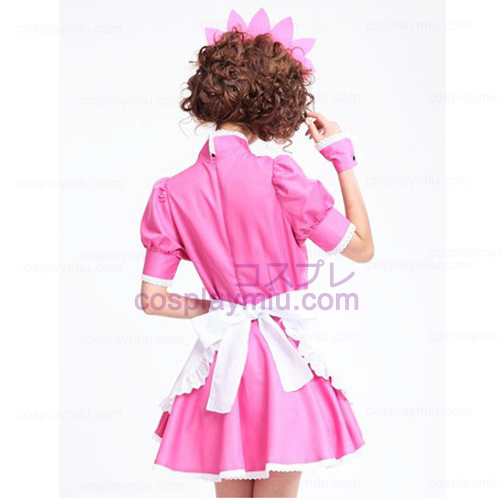 Lolita Cosplay België kostuum / Perzik Roze Barbie Doll Maid Kostuums