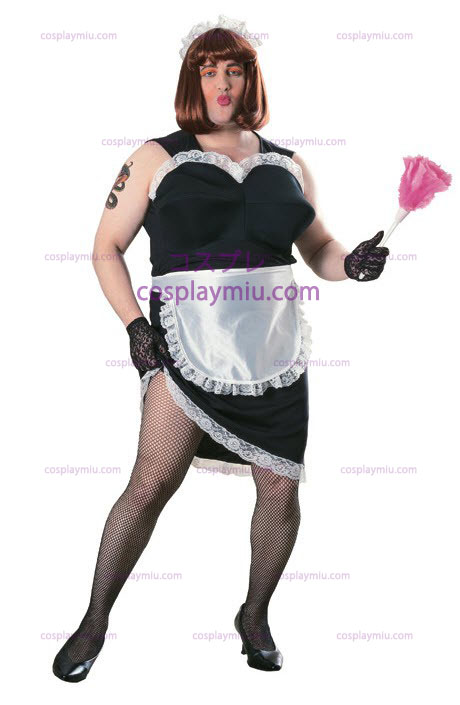 Sexy Maid Franse Volwassen Kostuum