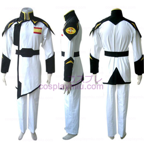 Gundam Seed Lyzak Jule Witte Uniform Cosplay België Kostuum